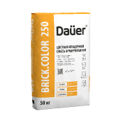 BRICK.COLOR 250 цветная кладочная смесь Dauer армированная Светло-серый 50 кг