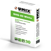 Белая гипсовая штукатурка  UMIX SHG-80 White 30кг
