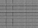 Тротуарная плитка Braer Прямоугольник Серый 200х100х60