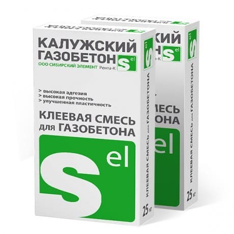 Клей для газобетонных блоков Калужский газобетон Sibel 25 кг