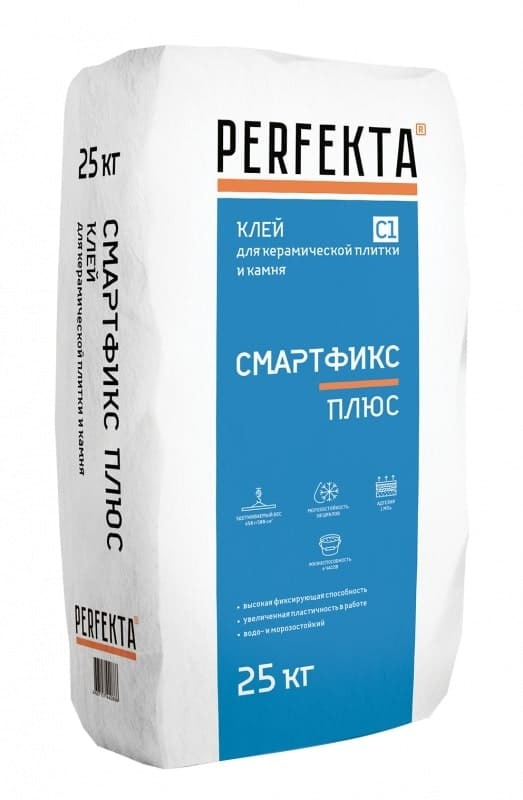 Плиточный клей Perfekta (Перфекта) Смартфикс Плюс C1 25 кг