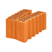Керамические блоки Porotherm 38 10.7 НФ 380мм 1/2 поризованные М-100 доборные элементы