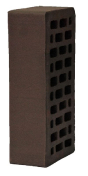 Облицовочный кирпич Вышневолоцкая керамика одинарный 1НФ Баварская кладка графит антика М200