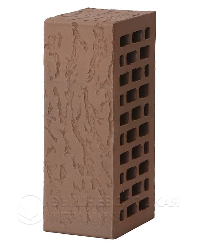 Облицовочный кирпич Вышневолоцкая керамика полуторный утолщенный 1,4НФ Баварская кладка готика дуб М200