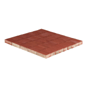 Тротуарная плитка Braer Прямоугольник Красный 200x100x40
