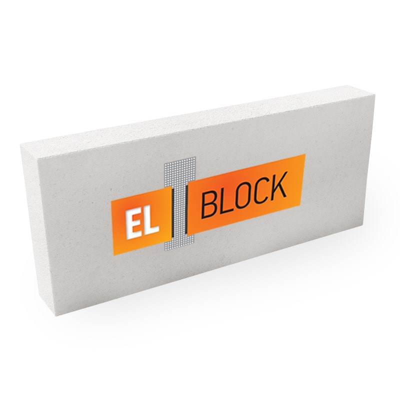 Пеобетонные блоки Эль-блок Коломна перегородочные 600x100x250, D500
