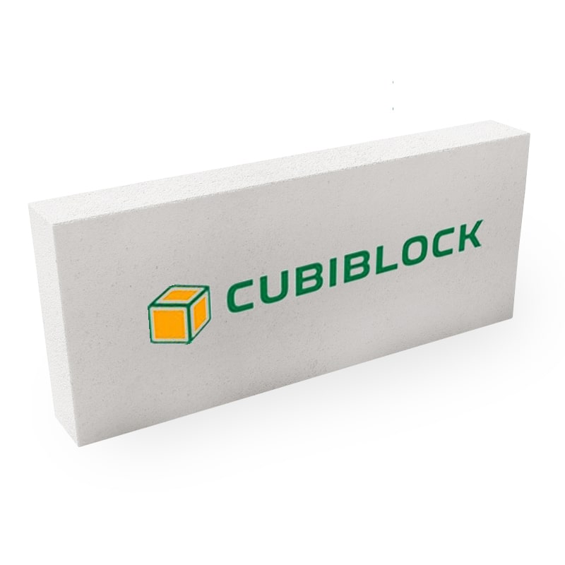 Газобетонные блоки Cubi Block Егорьевск перегородочные 625х125х250, D400