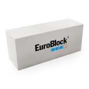 Блок газобетонный EuroBlock Евроблок 600х200х300 стеновой D500