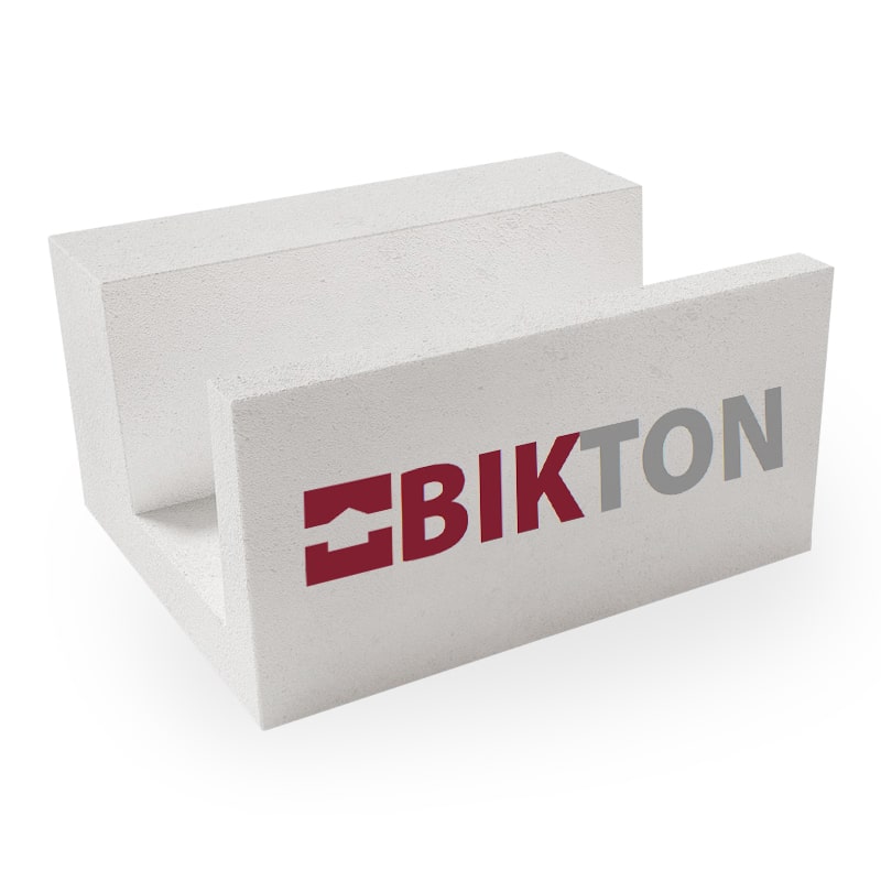 Газобетонные П-блоки Bikton 625x250x500, D500