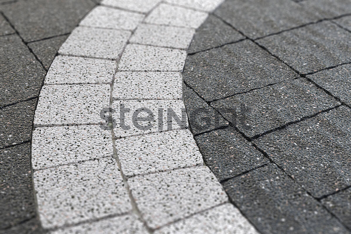 Тротуарная плитка Steingot Классика Арко серии Премиум Bianco Nero 60