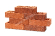 Облицовочный кирпич Воротынский одинарный 1НФ красный графит  М150