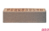 Облицовочный кирпич ЛСР одинарный 1НФ светло-коричневый флэш гладкий М175