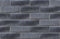 Облицовочный кирпич ЛСР, Коллекция "Обсидиан". Клинкер фасадный чёрно-серебристый «Берген», поверхность гладкая