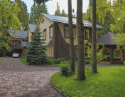 Тротуарная плитка Steingot Бавария Колор Микс Штайн Браун частичный прокрас